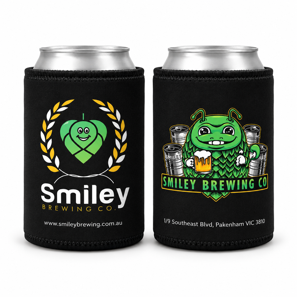 Smiley Can Cooler