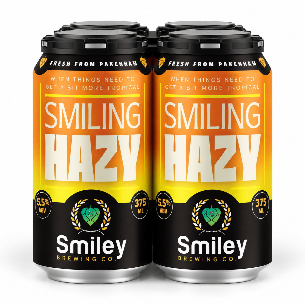 Smiling Hazy Pale Ale 5.5% (375ml)